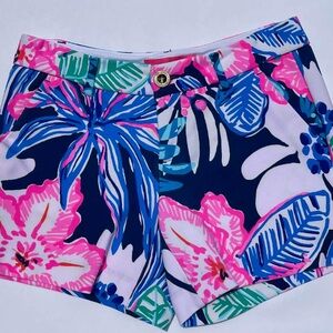 Lilly Pulitzer Knit Callahan Shorts Sugar Mambo, Size 00